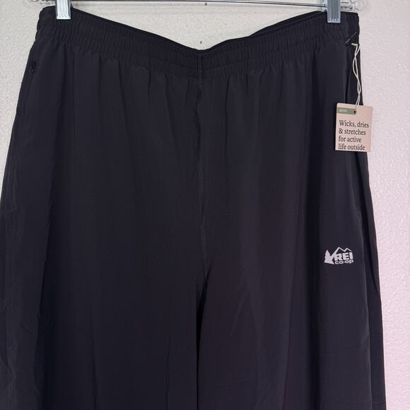 REI Active Pursuits Pants Womens 1X Athleisure Black UPF 50 Hiking Outdoors NEW - Picture 4 of 11